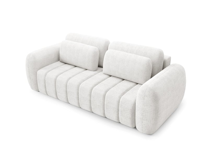 Canapé contii premium avec fonction de couchage couleur : quelle blanc - Conforama D