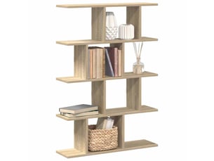 Étagère de rangement, étagère cube murale 12 compartiments chêne sonoma