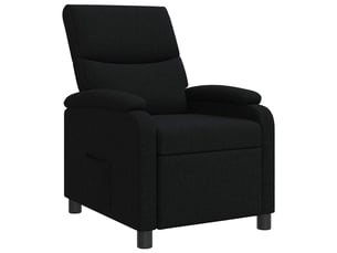 Fauteuil relax manuel VIDAXL  Tissu noir