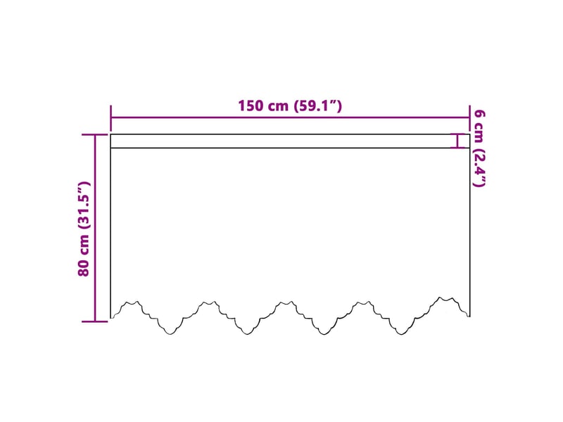  Rideau en dentelle, rideau ajouré, voilage blanc 80 x 150 cm polyester cf43818  - Conforama E
