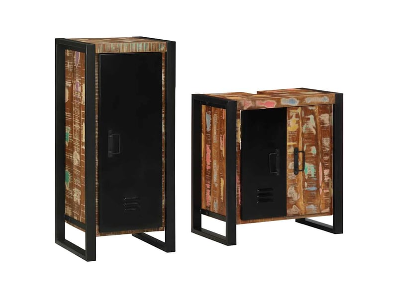  Ensemble de mobilier de salle de bain 2 pièces cf64202  - Conforama D