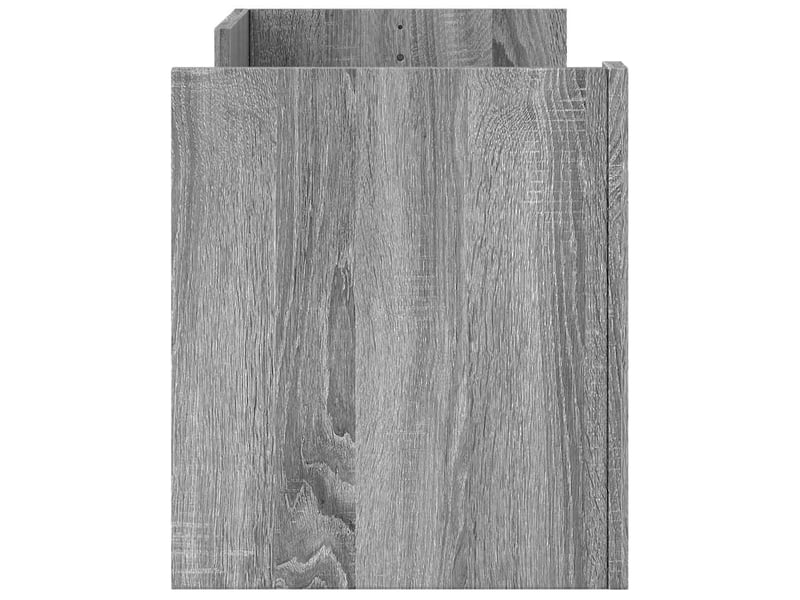  Meuble tv - banc tv - meuble de rangement sonoma gris 100x35x40 cm bois d'ingénierie  - Conforama E