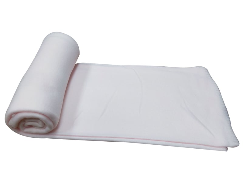 Plaid 130x160 cm ONE coloris vieux rose - Conforama D
