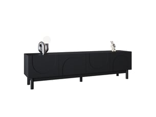 Meuble tv coloris noir 169 cm MEUBLIV