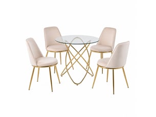 Ensemble table rond(e)    <strong>COVREO </strong> <strong></strong> 