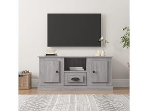 Meuble tv coloris gris 100 cm <strong></strong>  <strong></strong>