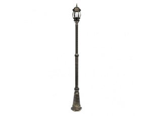 Lampadaire extérieur fabrilamp caelum 1 x e27 bicolore ip44 153-228 x 18 x 18 cm