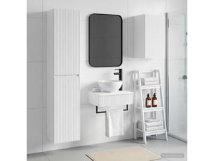 Ensemble de mobilier de salle de bain 3 pc blanc cf64244