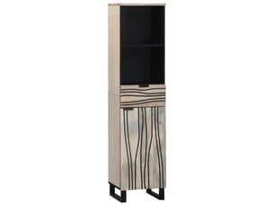 Armoire de salle de bain, cabinet de salle de bain blanc 38 x 33 x 160 cm cf65044