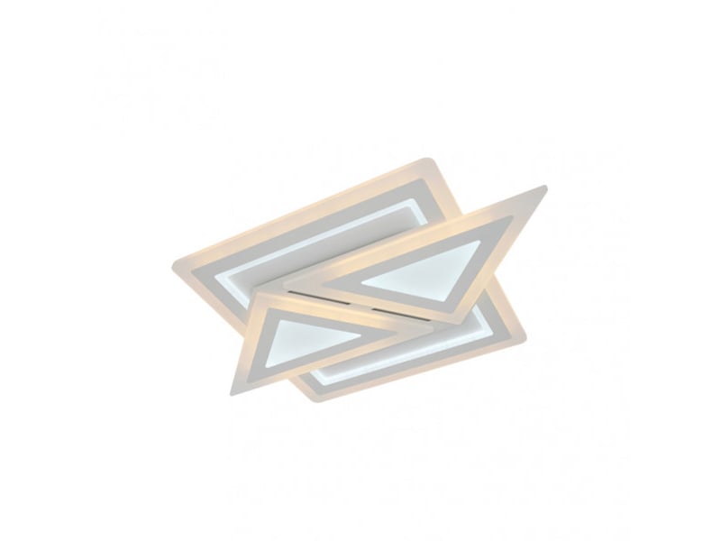  Plafonnier led fabrilamp atria blanc 130 w 17550 lm 3000-4000-6500 k télécommande 5x60x40 cm 172286001 - Conforama D