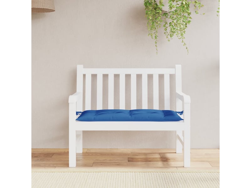  Coussin de banc de jardin, coussin d'assise bleu 100x50x7 cm tissu oxford cf52670  - Conforama C