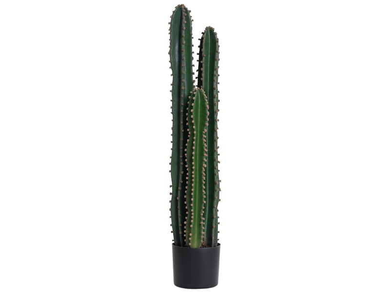  Cactus artificiel grand réalisme plante artificielle grande taille dim. Ø 17 x 98h cm vert  - Conforama A