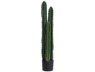 Cactus artificiel grand réalisme plante artificielle grande taille dim. Ø 17 x 98h cm vert