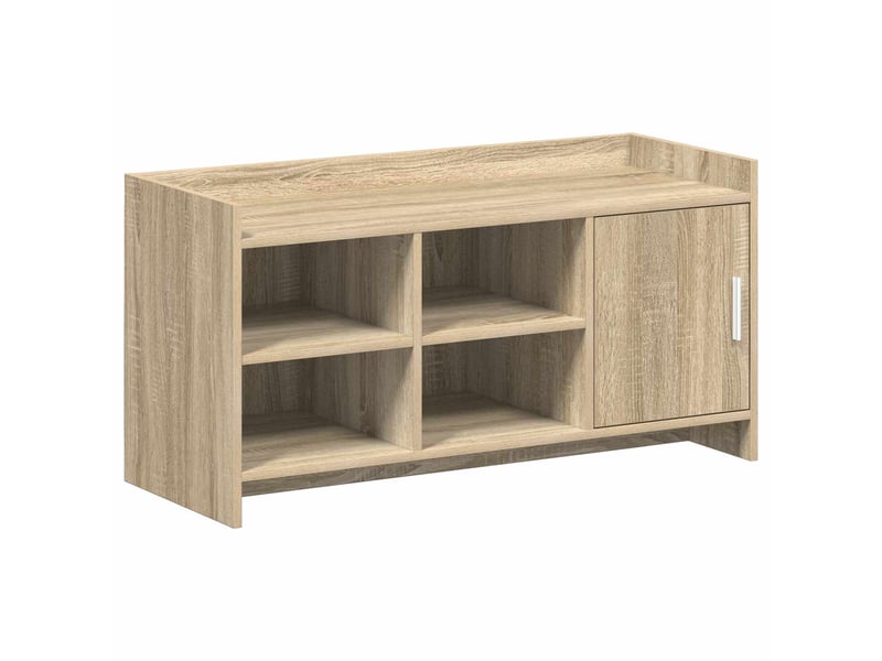  Meuble à chaussure, cabinet à chaussures avec porte chêne sonoma 100x39,5x51 cm  - Conforama A