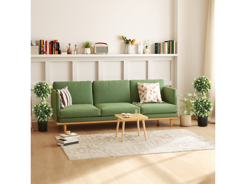  Lot de 2 plantes artificielles, résistantes aux uv, en pot, 70 cm, pour salon ou jardin.  - Conforama D