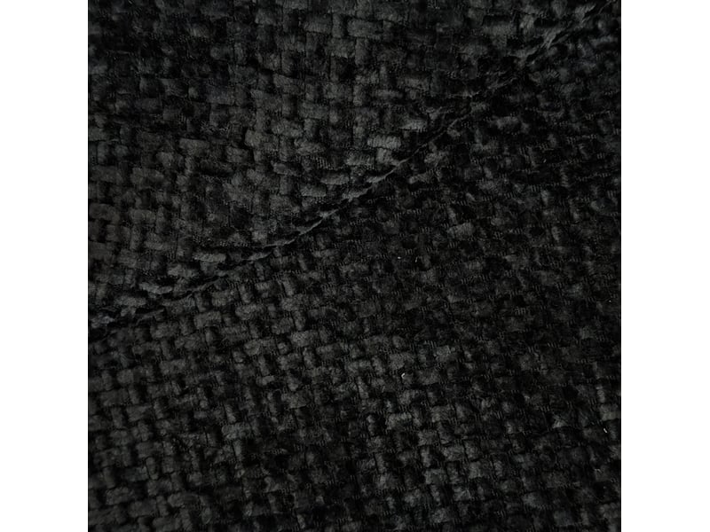  Canapé d'angle en u 5 places en tissu noir, sans montage, design modulaire et confort en mousse  - Conforama D