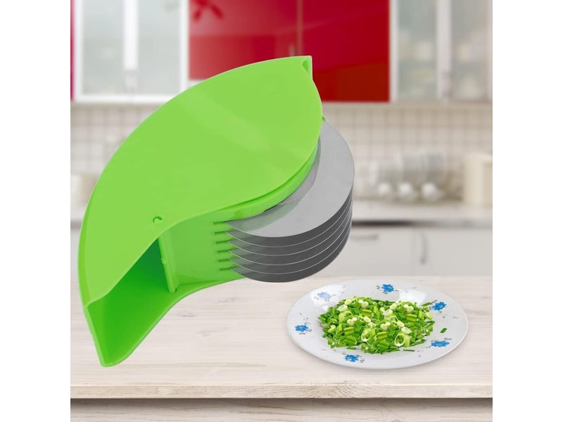  Hachoir manuel à herbes - trancheuse manuelle - rouleau à herbes créatif - hachoir multi-légumes déchiqueté - trancheuse à nouilles  - Conforama D