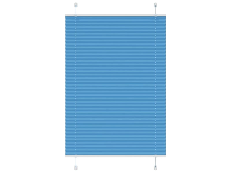  Store plissé, store de fenêtre bleu 85x150 cm largeur du tissu 84,4 cm polyester cf46810  - Conforama B