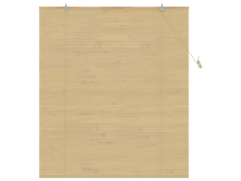 Store enrouleur, store à rouleau naturel 140 x 160 cm bambou cf45366 - Conforama C