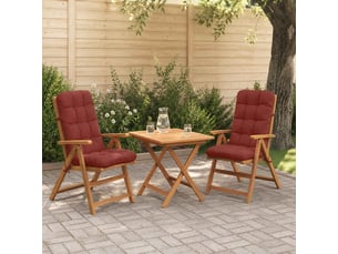 Lot de 2 coussins de chaise à dossier haut vianen cf59282