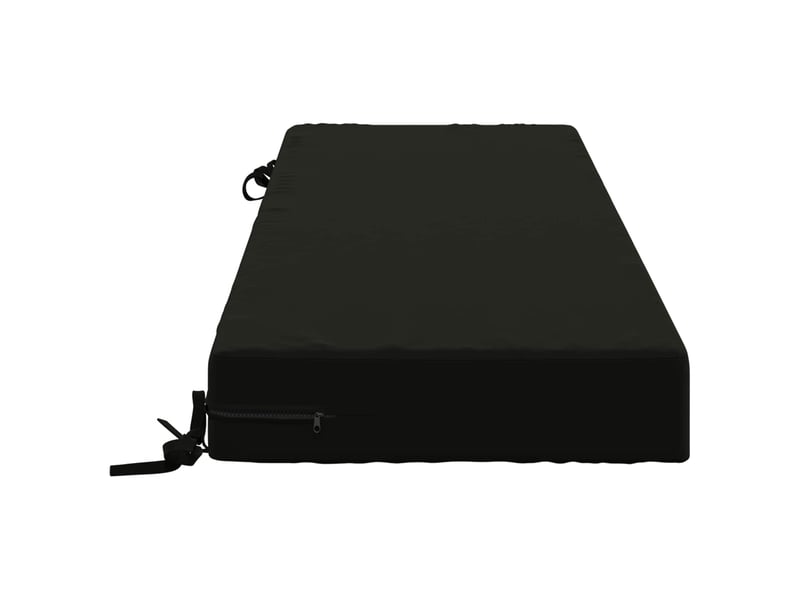  Coussin d'assise, coussin pour chaisecanapé soest 100 % polyester noir 120 x 40 x 10 cm cf51458  - Conforama D