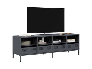 Meuble tv coloris gris 135 cm <strong></strong>  <strong></strong>