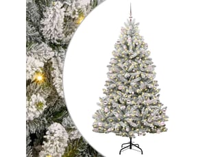 Sapin de noël - arbre de noël artificiel 240 cm 300 led blanc chaud