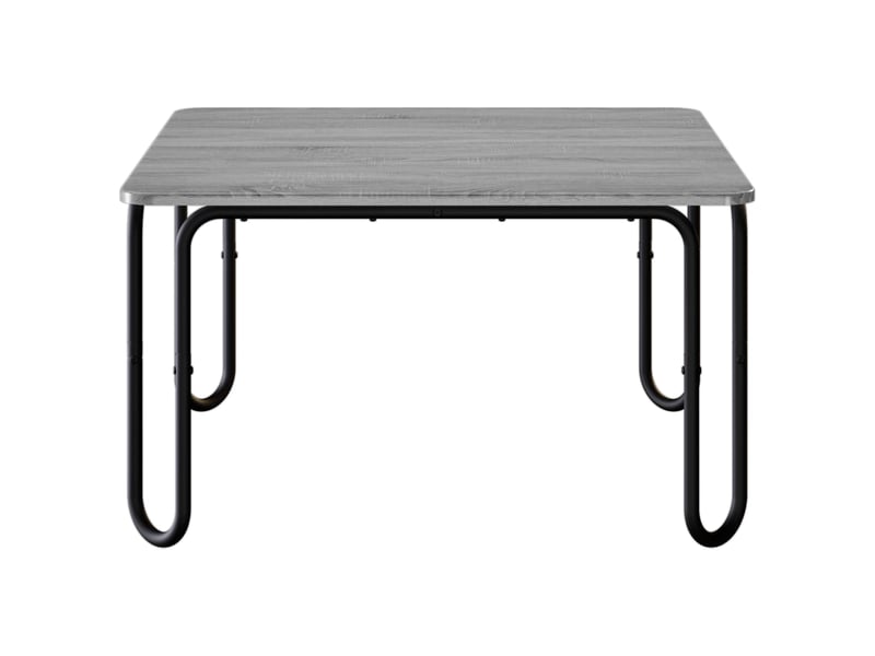  Table basse - table de salon - table à thé sonoma gris 100 x 100 x 45 cm bois d'ingénierie  - Conforama D