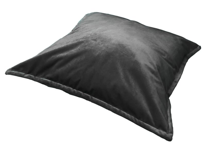 Coussin 60x60 cm VELVETIC coloris gris - Conforama D