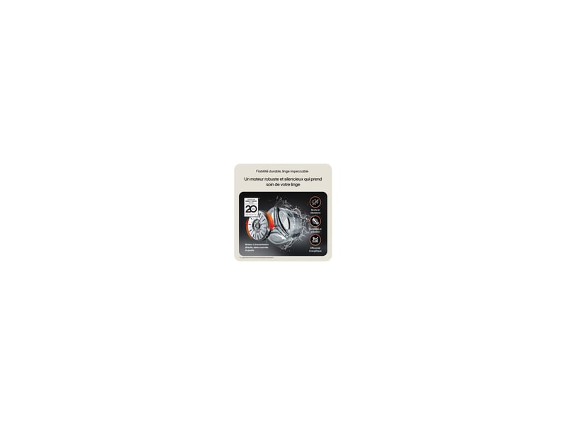  Lave-linge sechant hublot 11 kg 6 kg pompe a chaleur 1400 tr min vapeur steam ai direct drive wifi 8280533 - Conforama C