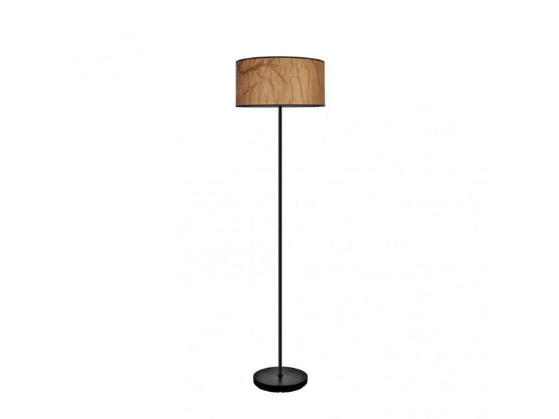 Lampadaire fabrilamp tapiro e27 coloris pergaminonoir 162 x 40 x 40 cm 178441002 - Conforama A