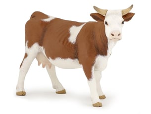 Vache simmental papo figurine
