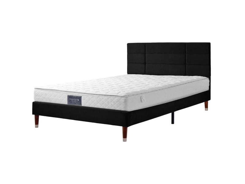 Matelas à ressorts ensachés 140x200 cm - 7 zones, tissu microfibre, confort adapté, h3 - Conforama A