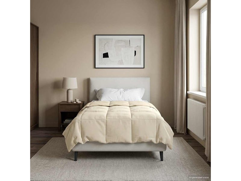 Couette - duvet d'été 140 x 220 cm été microfibre (100% polyester) - Conforama B