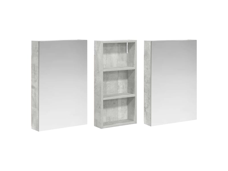  Ensemble de meubles de salle de bain 3 pcs 110x10.5x60.5 cm shl508  - Conforama E