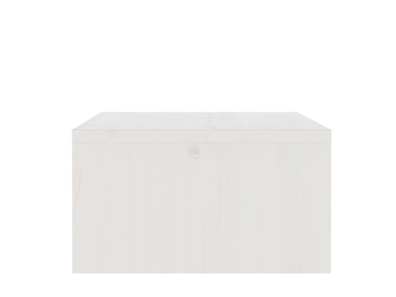  Support de moniteur 100 x 27 x 15 cm bois de pin solide blanc 02_0029198  - Conforama C