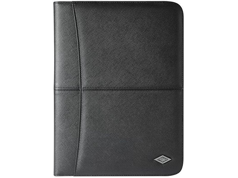  Wedo 586401&amp;nbsp;accento porte-documents a4&amp;nbsp;en simili cuir, poche extérieure, plusieurs compartiments intérieurs passants avec bloc-notes noir 586401 - Conforama A