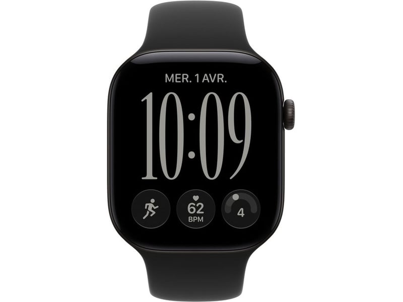  Montre connectee 46mm gps cellular aluminium noir et bracelet sport noir MJG84ZR/A - Conforama B