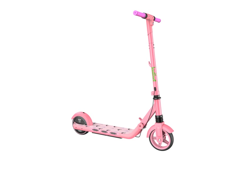 Trottinette électrique enfant kiddowe k2, 12km, pneus pleins 6,5, rose - Conforama B