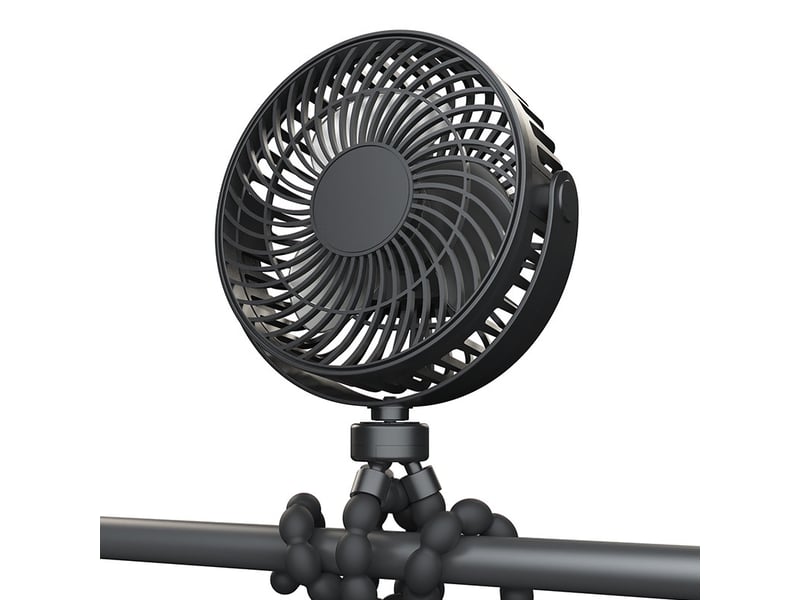  Mini ventilateur portable avec piles, petit ventilateur à clipser 2400mah  - Conforama A