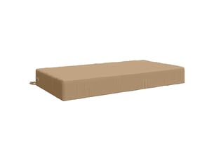 Coussin d'assise, coussin pour chaisecanapé soest 100 % polyester sable 120 x 80 x 15 cm cf51488