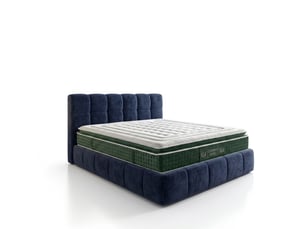 Ensemble matelas et sommier 160x200 cm Ressorts + mémoire de forme <strong>Sampur</strong> <strong>PREMIUM</strong> soutien Medium épaisseur 33 cm