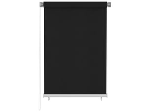 Store enrouleur, store roulant d'extérieur 105 (l) x 140 (h) cm noir cf47298