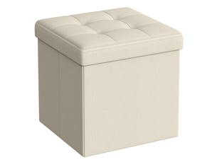 Pouf / repose pied SANS MARQUE  beige