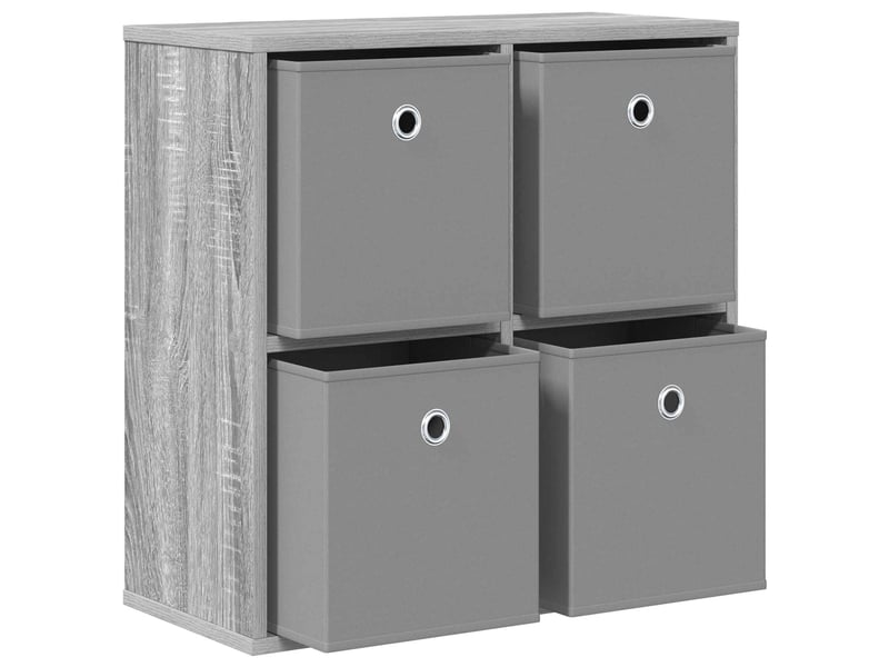  Buffet - bahut - meuble de rangement gris sonoma 59,5 x 27 x 57 cm  - Conforama E