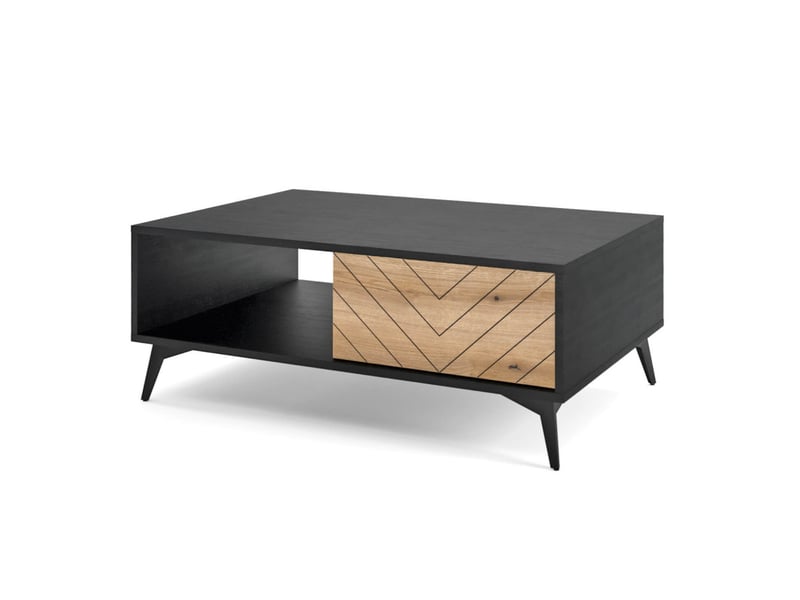  Table basse varena avec rangements en bois VARENA - Conforama D