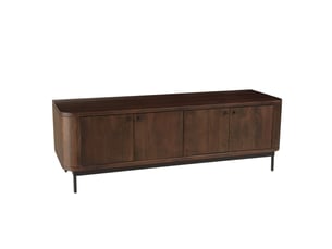 Meuble tv coloris marron 150 cm <strong>MACABANE</strong>  <strong></strong>