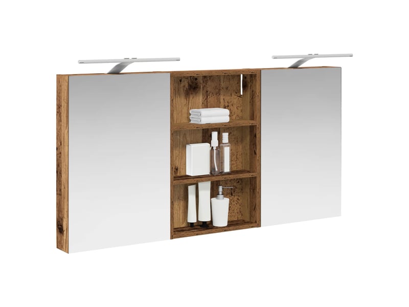  Ensemble de meubles de salle de bain 3 pcs 120x10.5x60.5 cm shl2732  - Conforama C