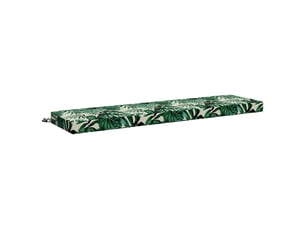 Coussin de banc, coussin d'assise, coussin de canapé soest 100 % polyester motif feuilles cf53338
