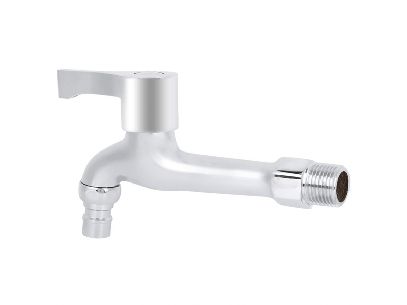  Robinet de machine à laver à simple robinet d'eau froide en cuivre galvanisé g12 po pour usage domestique (corps en cuivre long spécial et bouche en  - Conforama E
